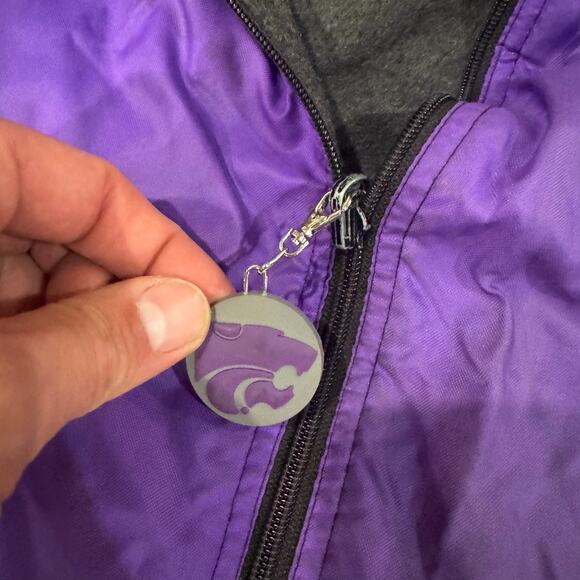 KSU Kansas State Wildcats G-III Sports Carl Banks Full Zip Jacket Reversable M - Picture 6 of 10